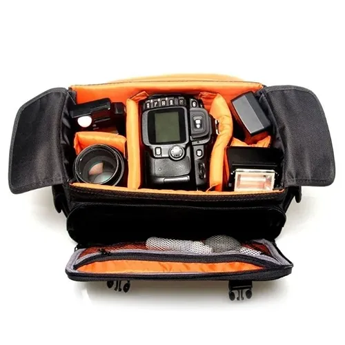 Bolsa para Câmera DSLR, Lentes e Acessórios - West Olimpic III