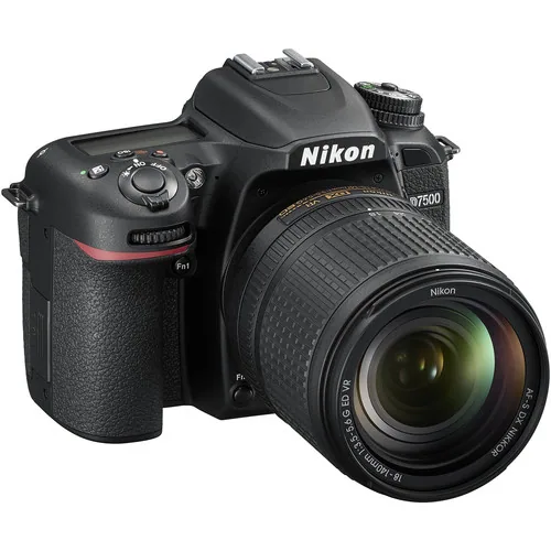 Nikon DSLR D7500 20,9MP - Sensor DX - Vídeo 4K/UHD - Lente AF-S 18-140mm VR
