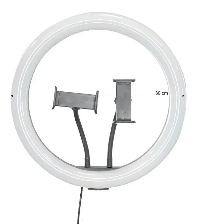 Iluminador Ring Light Greika 12 Polegadas Quente/Frio
