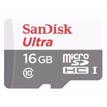 Cartão de Memória SanDisk Ultra Micro SDHC 16GB 48 MB/s*