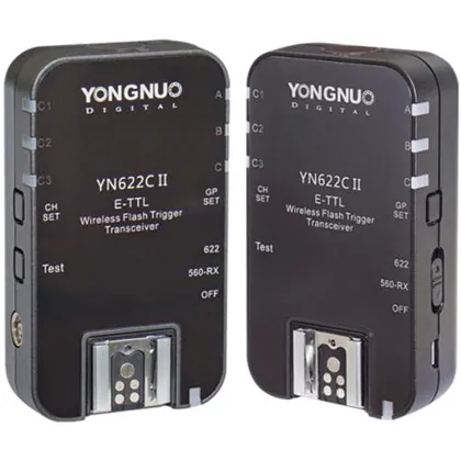 Rádio Flash Yongnuo YN-622CII - Wireless i-TTL p/ Canon