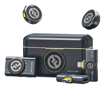 Microfone Sem Fio Hollyland Lark M2 Combo - 2 Microfones