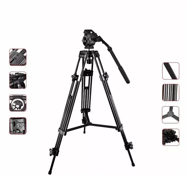 Tripé Wf717 Profissional Para Camera E Video 1.80 Cm Fancier