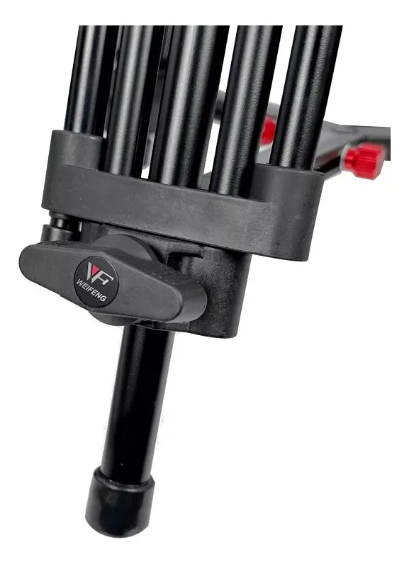Tripé Profissional WF 715 Foto e Vídeo Cabeça Hidráulica Suporta 9kg